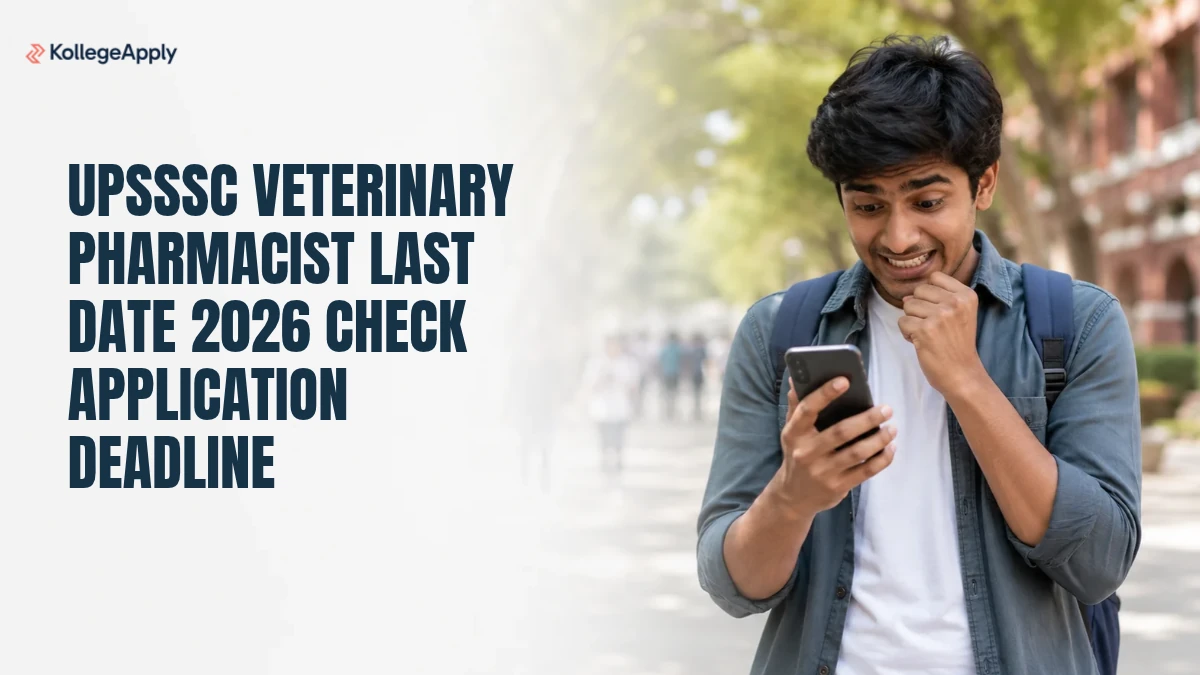 UPSSSC Veterinary Pharmacist Last Date 2026 Check Application Deadline