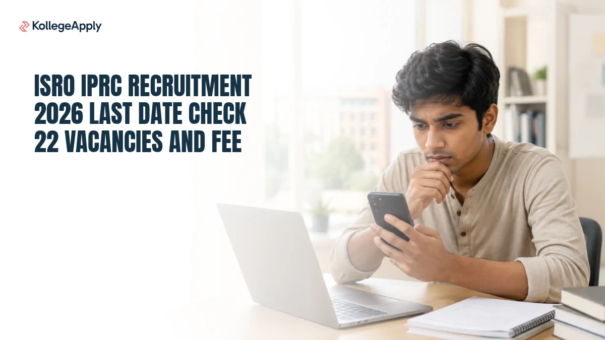 ISRO IPRC Recruitment 2026 Last Date Check 22 Vacancies and Fee