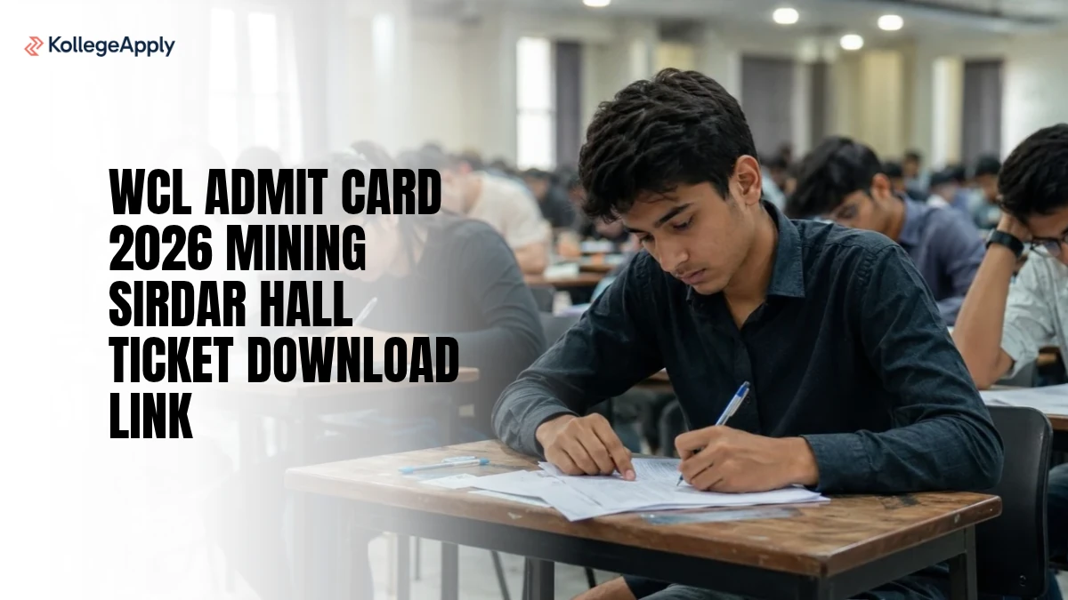 WCL Admit Card 2026 Mining Sirdar Hall Ticket Download Link   