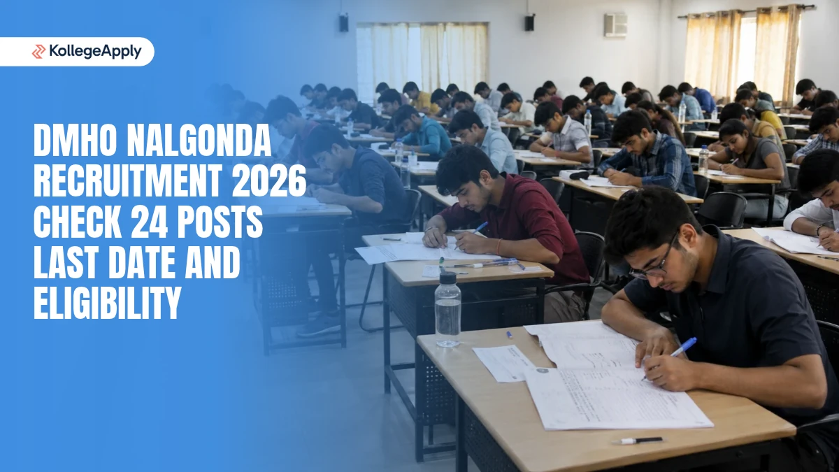 DMHO Nalgonda Recruitment 2026 Check 24 Posts Last Date and Eligibility