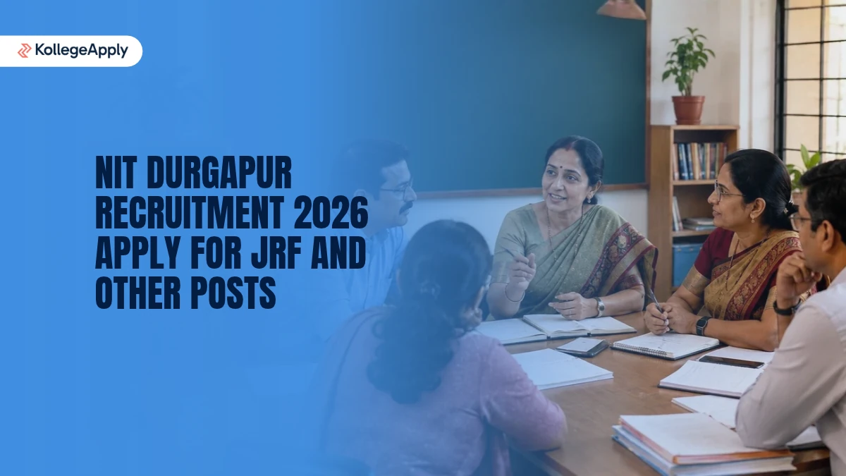 NIT Durgapur Recruitment 2026 Apply for JRF and Other Posts  
