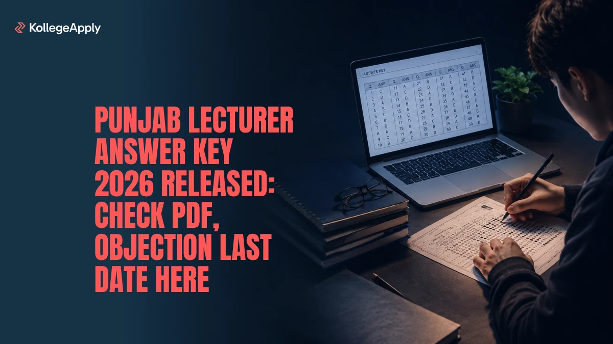 Punjab Lecturer Answer Key 2026 Out, PDF and Objection Date 