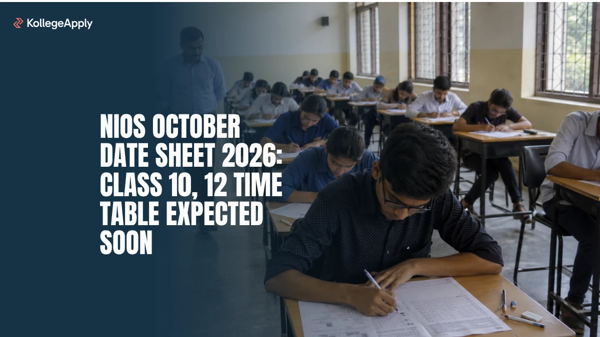 NIOS October Date Sheet 2026 Class 10, 12 Time Table Soon   