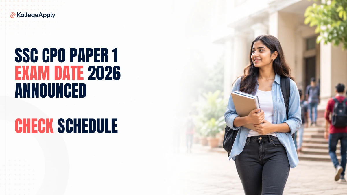SSC CPO Paper 1 Exam Date 2026 Check November Schedule      
