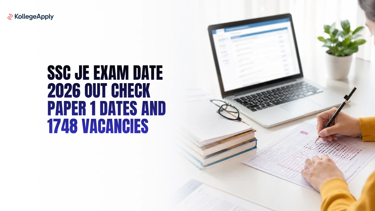 SSC JE Exam Date 2026 Out Check Paper 1 Dates and 1748 Vacancies