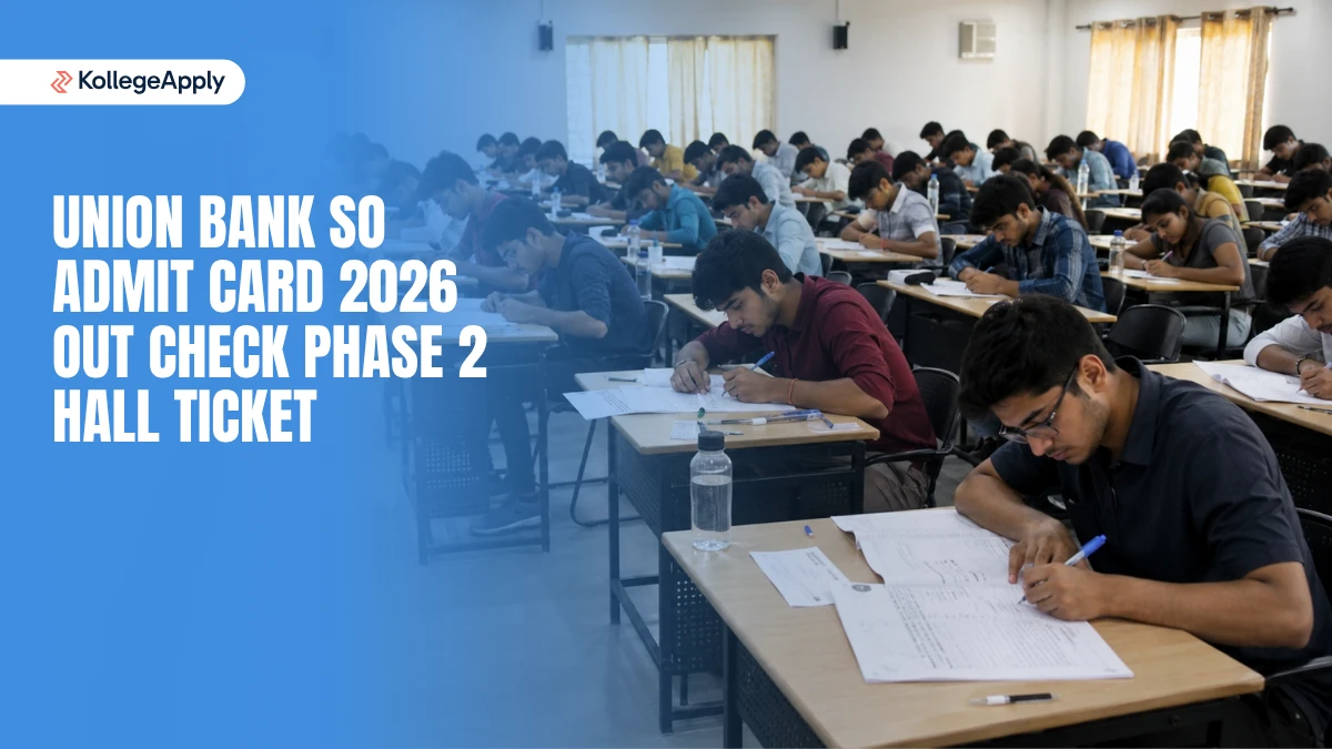 Union Bank SO Admit Card 2026 Out Check Phase 2 Hall Ticket   
