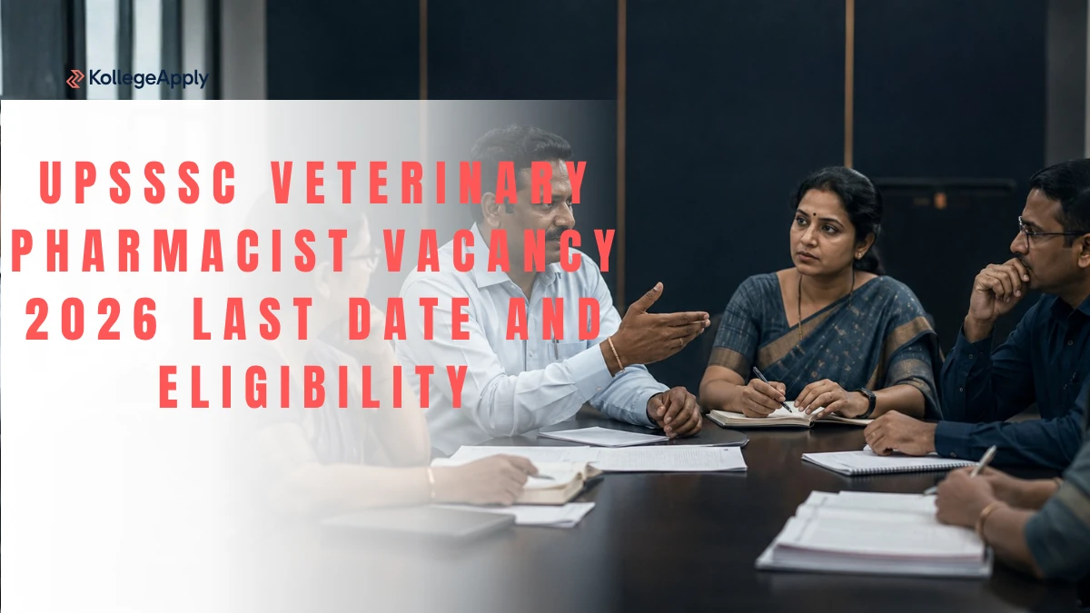 UPSSSC Veterinary Pharmacist Vacancy 2026 Last Date and Eligibility