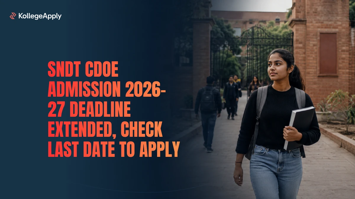 SNDT CDOE Admission 2026-27:  Last Date Extended, Apply Here 