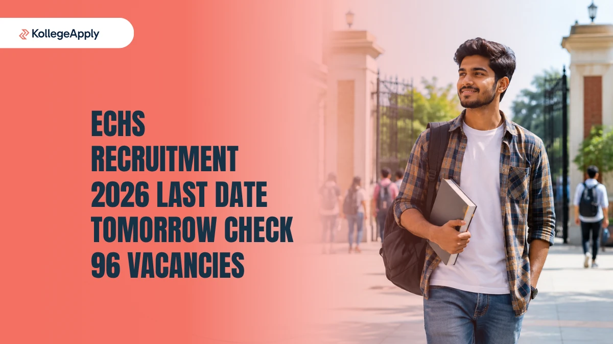 ECHS Recruitment 2026 Last Date Tomorrow Check 96 Vacancies         