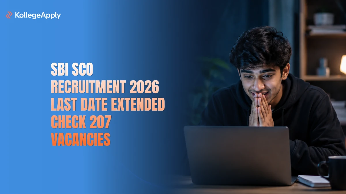 SBI SCO Recruitment 2026 Last Date Extended Check 207 Vacancies