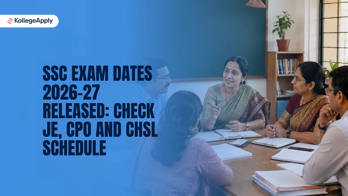 SSC Exam Dates 2026-27: Check JE, CPO and CHSL Schedule     