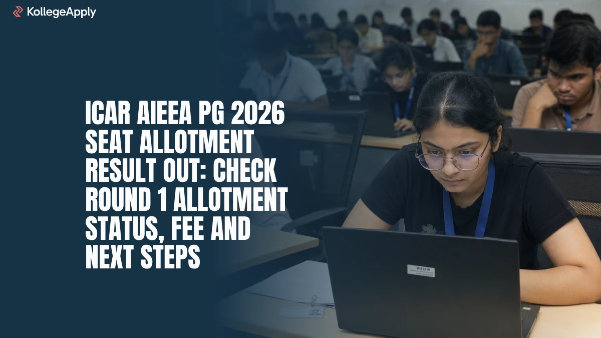 ICAR AIEEA PG 2026 Seat Allotment Result OUT: Check Direct Link Here