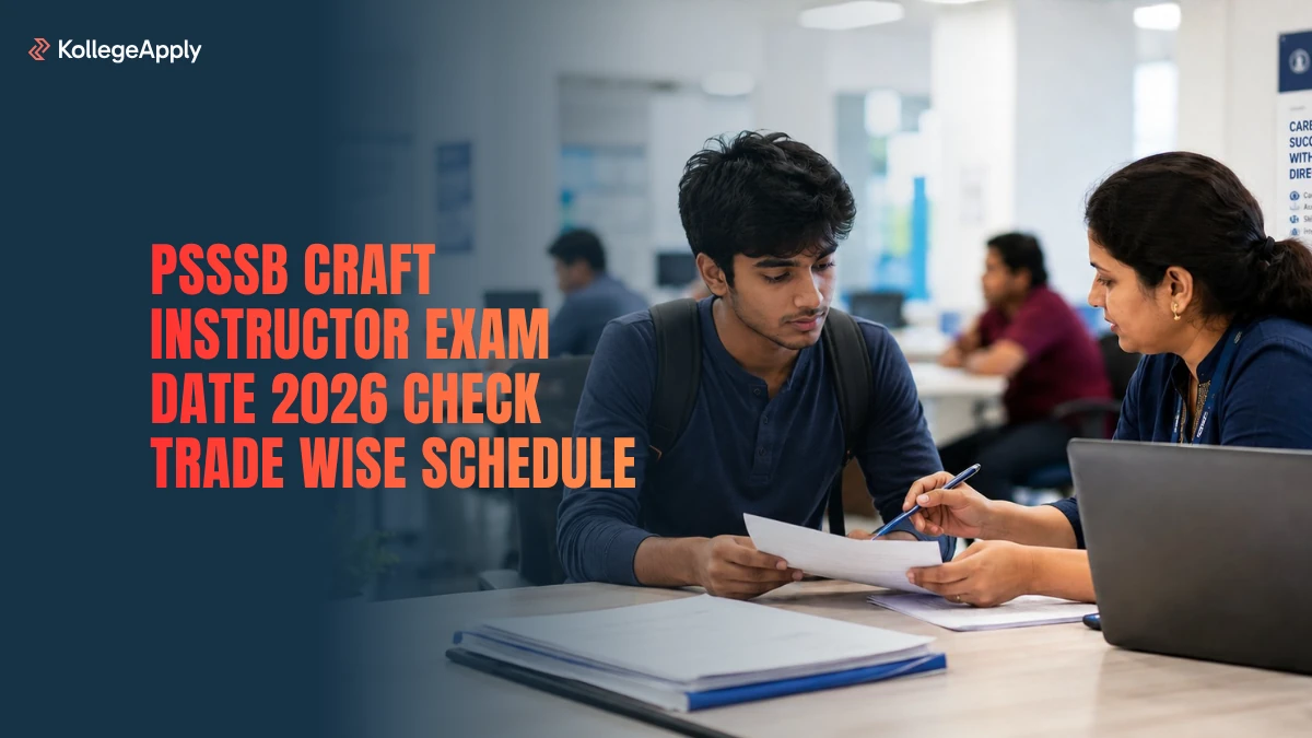 PSSSB Craft Instructor Exam Date 2026 Check Trade Wise Schedule