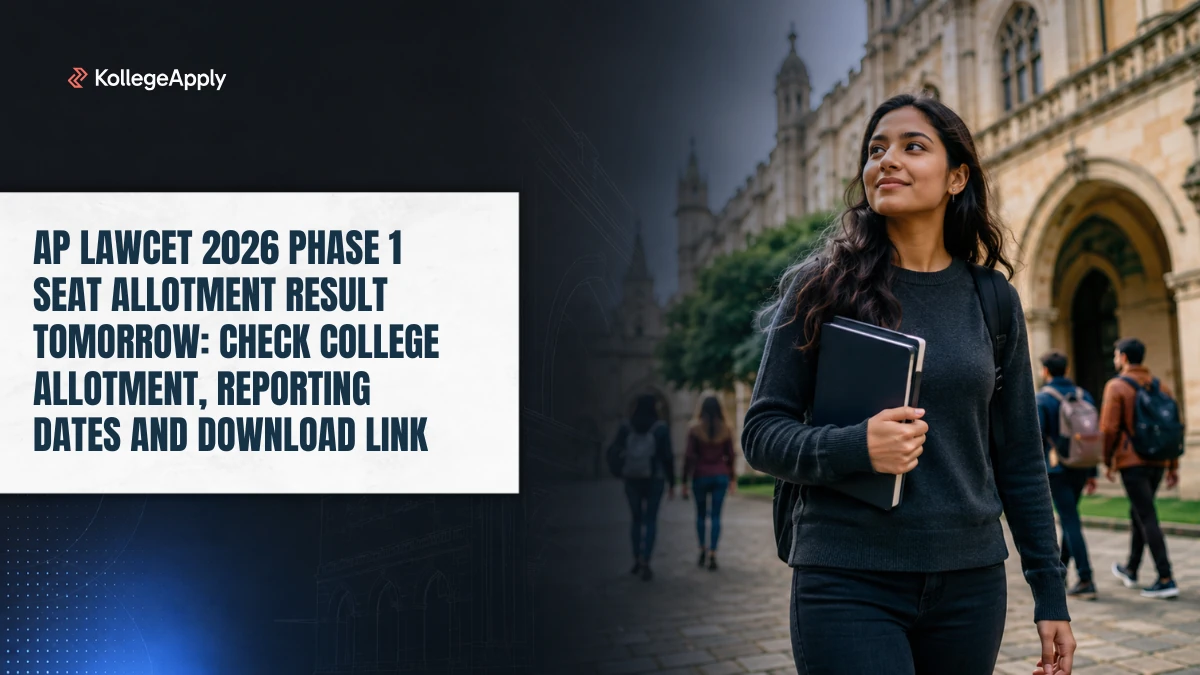 AP LAWCET 2026 Phase 1 Seat Allotment Result Tomorrow: Check Date, Link