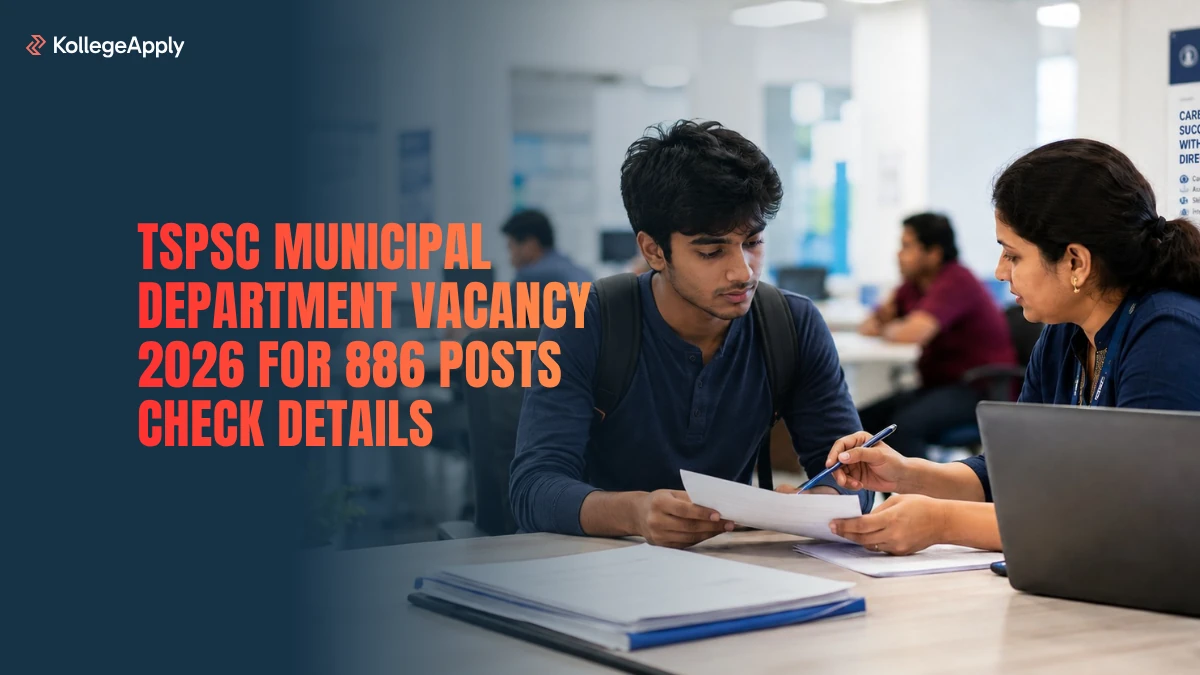 TSPSC Municipal Department Vacancy 2026 for 886 Posts Check Details