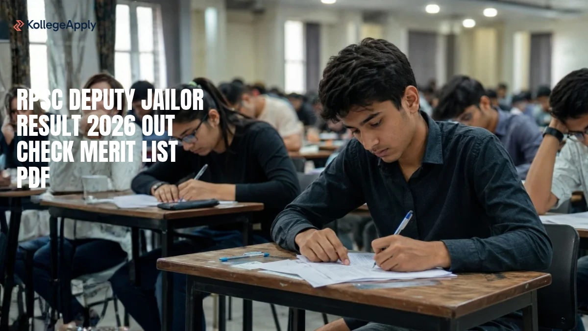 RPSC Deputy Jailor Result 2026 Out Check Merit List PDF               