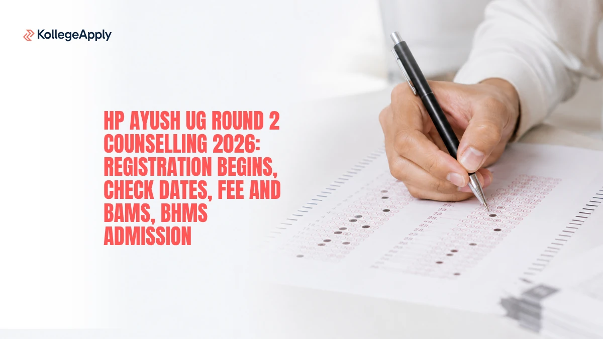 HP AYUSH UG Round 2 Counselling 2026: Registration Begins  
