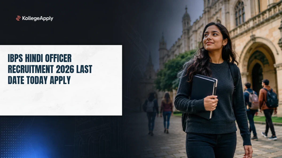 IBPS Hindi Officer Recruitment 2026 Last Date Today Apply     