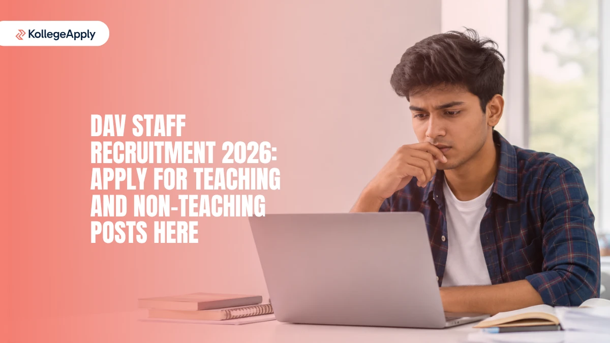DAV Staff Recruitment 2026: Last Date, Posts and Fee           