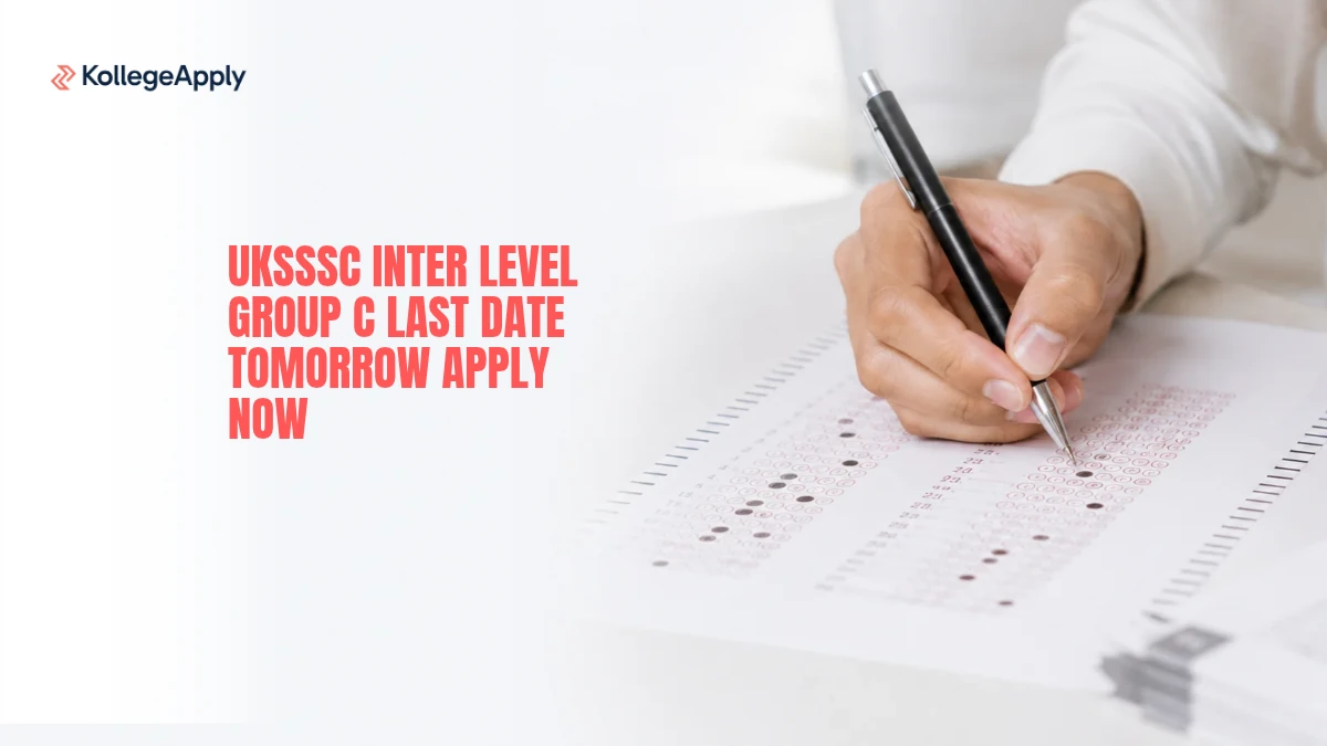 UKSSSC Inter Level Group C Last Date Tomorrow Apply Now     
