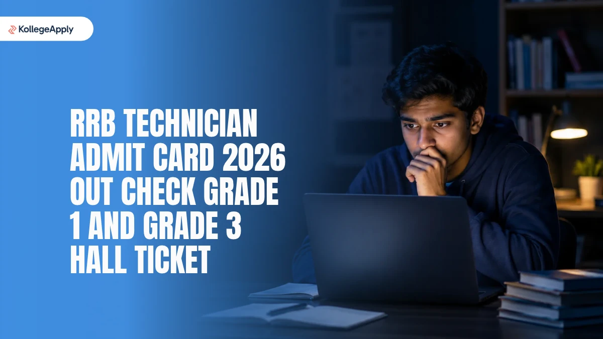 RRB Technician Admit Card 2026 Out Check Grade 1 and Grade 3 Hall Ticket