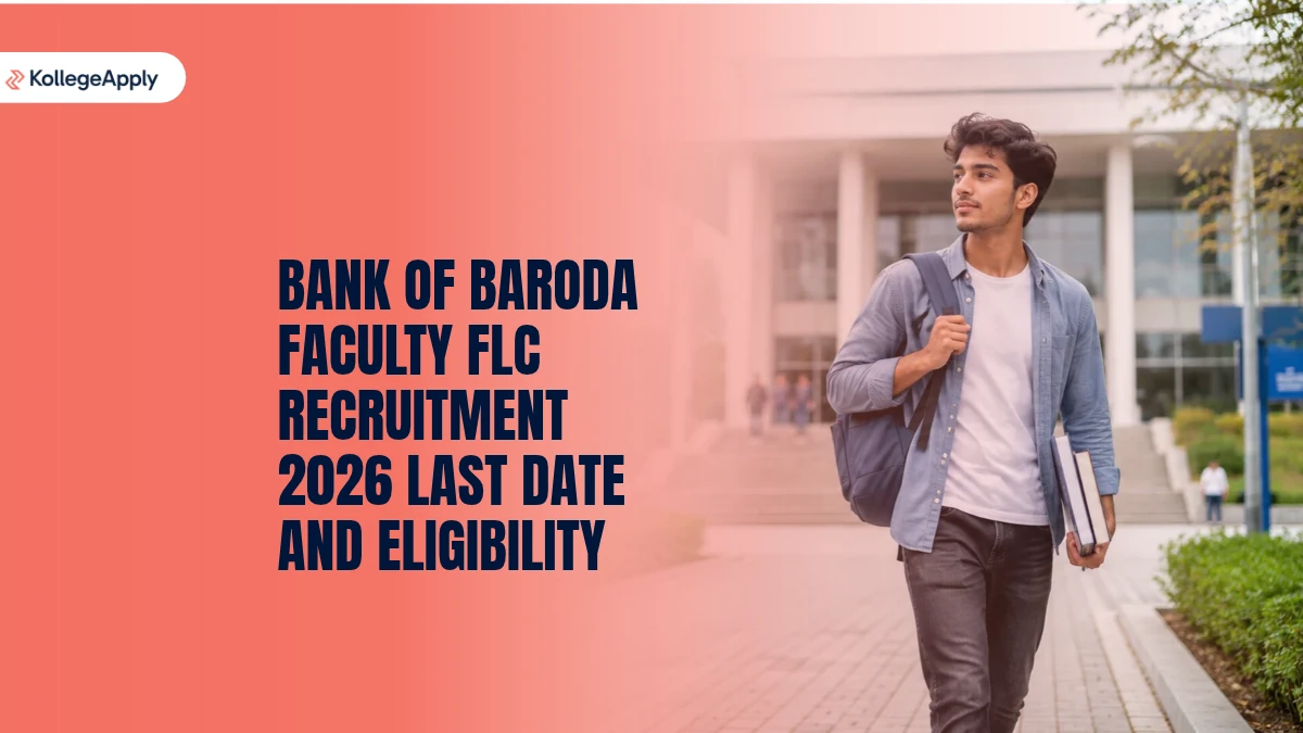 Bank of Baroda Faculty FLC Recruitment 2026 Last Date and Eligibility