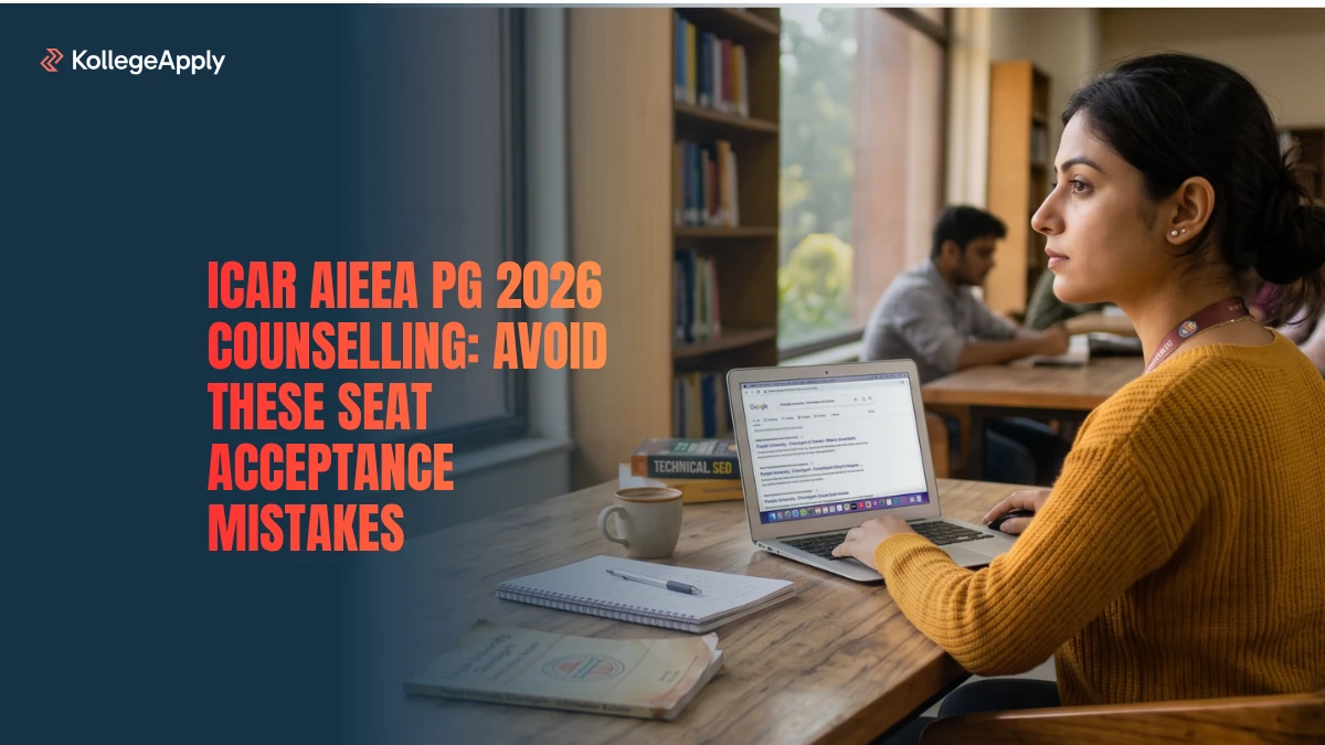 ICAR AIEEA PG 2026 Counselling: Seat Acceptance Tips          