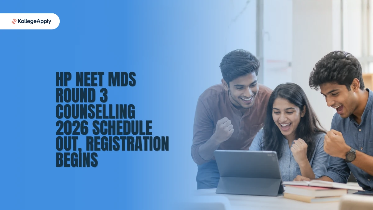 HP NEET MDS Round 3 Counselling 2026: Registration Schedule Released