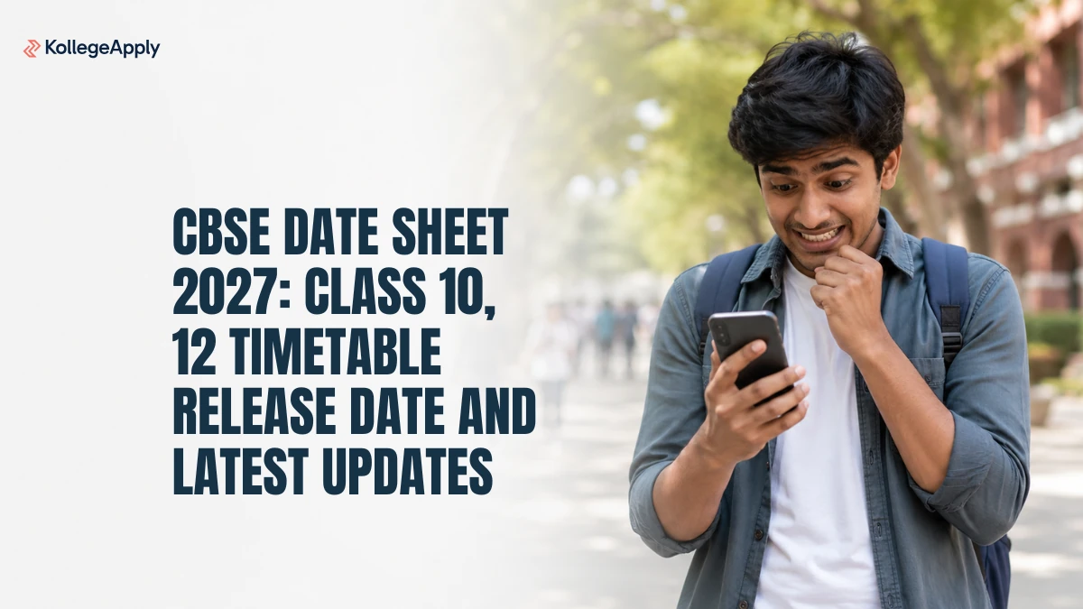 CBSE Date Sheet 2027: Check Class 10, 12 Details Here       