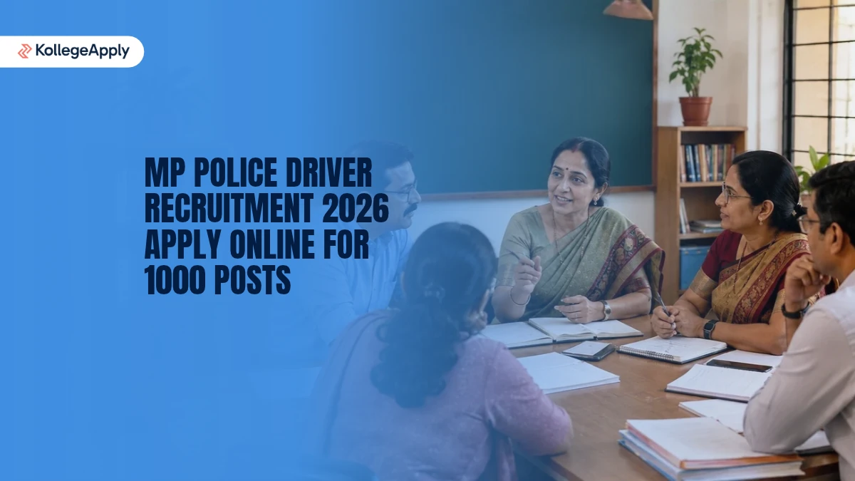 MP Police Driver Recruitment 2026 Apply Online for 1000 Posts