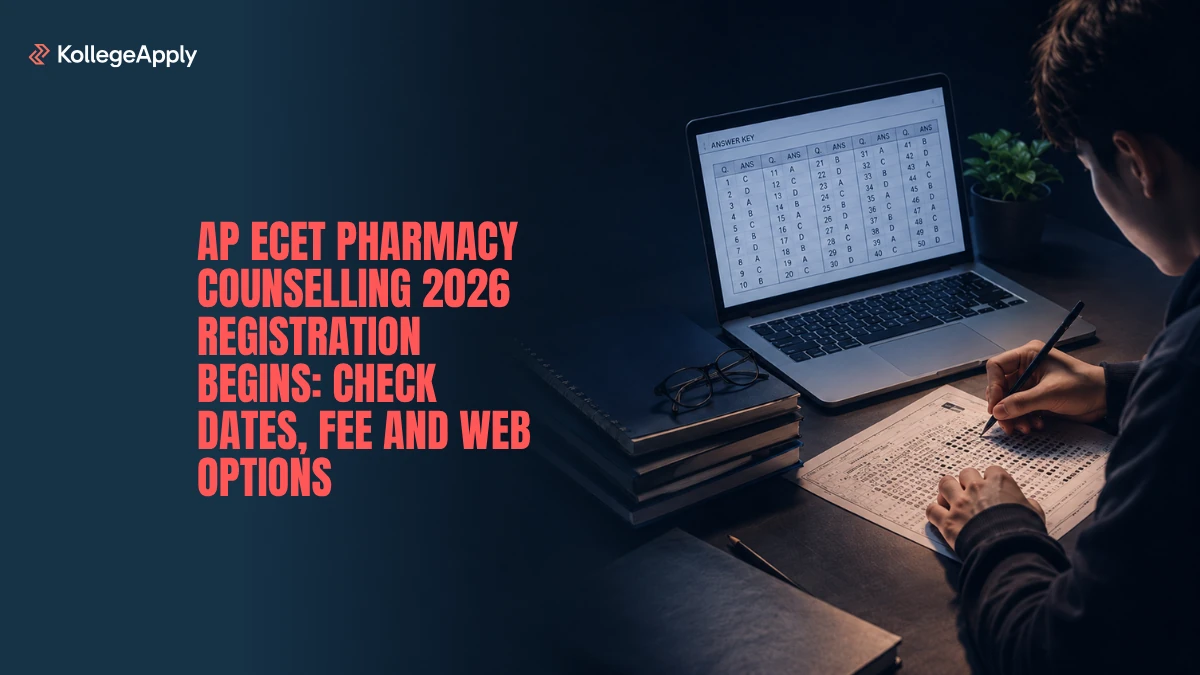 AP ECET Pharmacy Counselling 2026 Registration, Dates and Fee