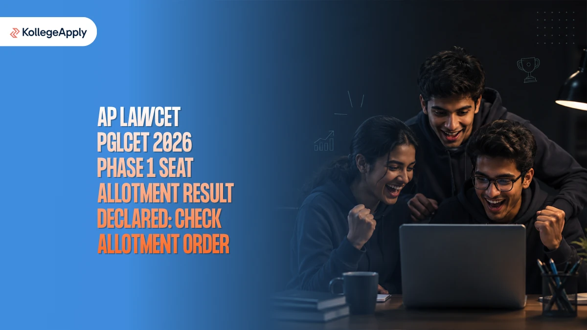 AP LAWCET PGLCET 2026 Phase 1 Seat Allotment Result Out     