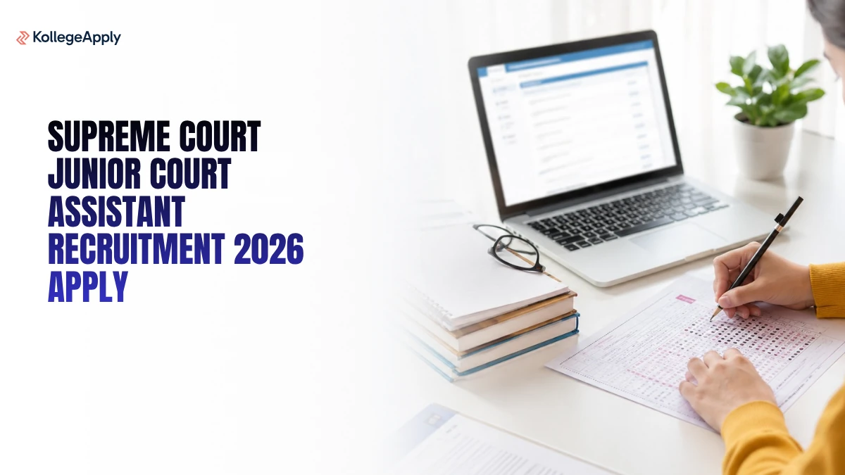 Supreme Court Junior Court Assistant Recruitment 2026 Apply 