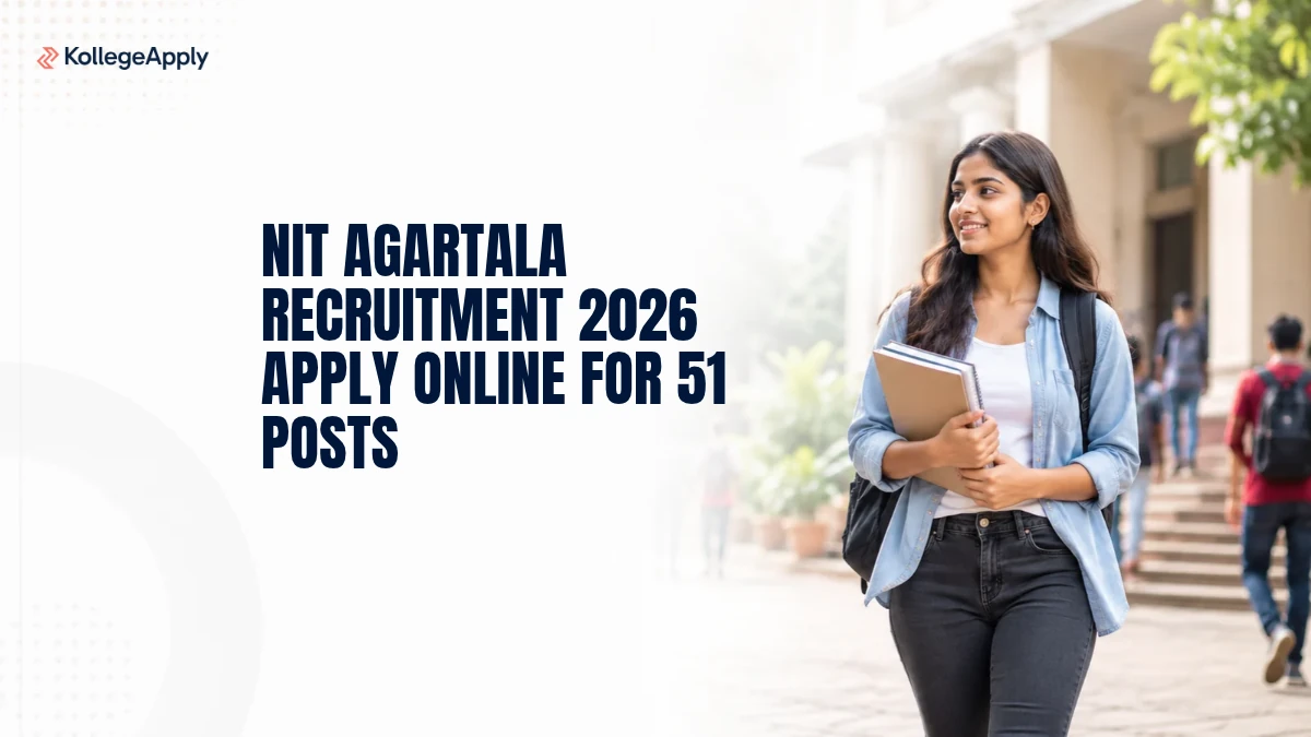 NIT Agartala Recruitment 2026 Apply Online for 51 Posts           