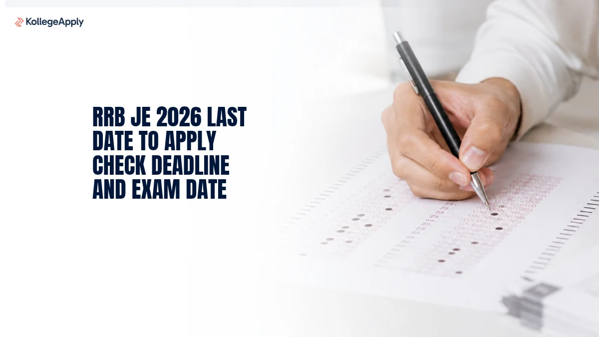 RRB JE 2026 Last Date to Apply | Check Deadline and Exam Date  