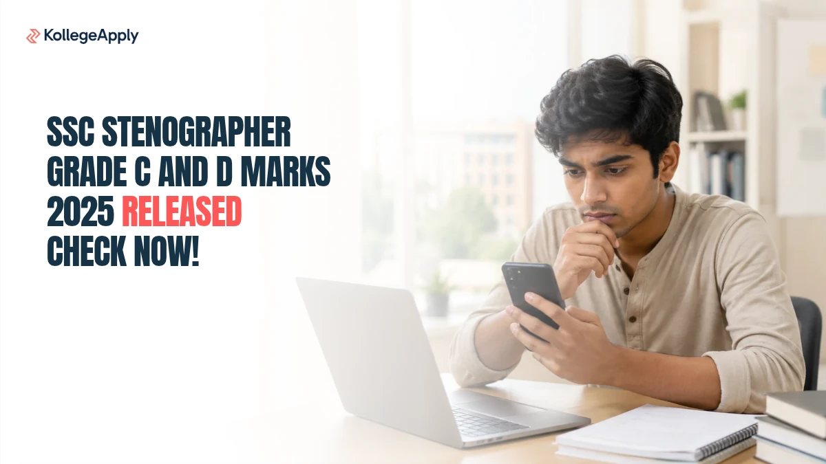 SSC Stenographer Grade C and D Marks 2025 Released | Check Scorecard Now!