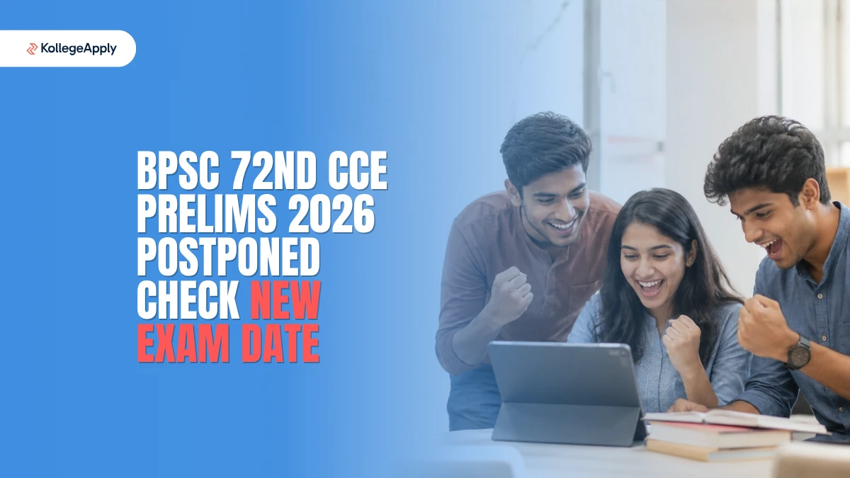 BPSC 72nd CCE Prelims 2026 Postponed: Check New Exam Date    