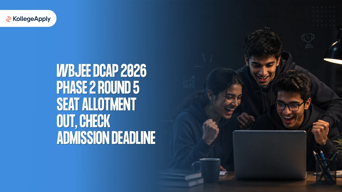WBJEE DCAP 2026 Round 5 Allotment Out: Check Details Here   