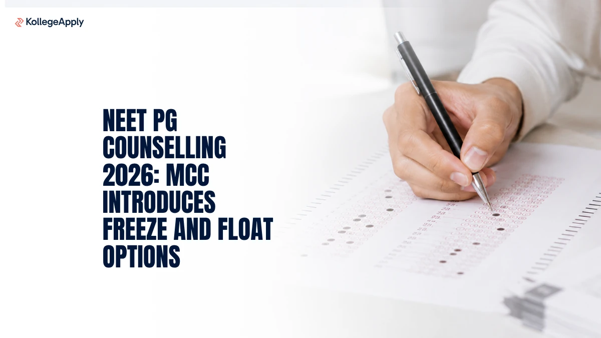 NEET PG Counselling 2026: Check Freeze, Float Changes Introduced by MCC