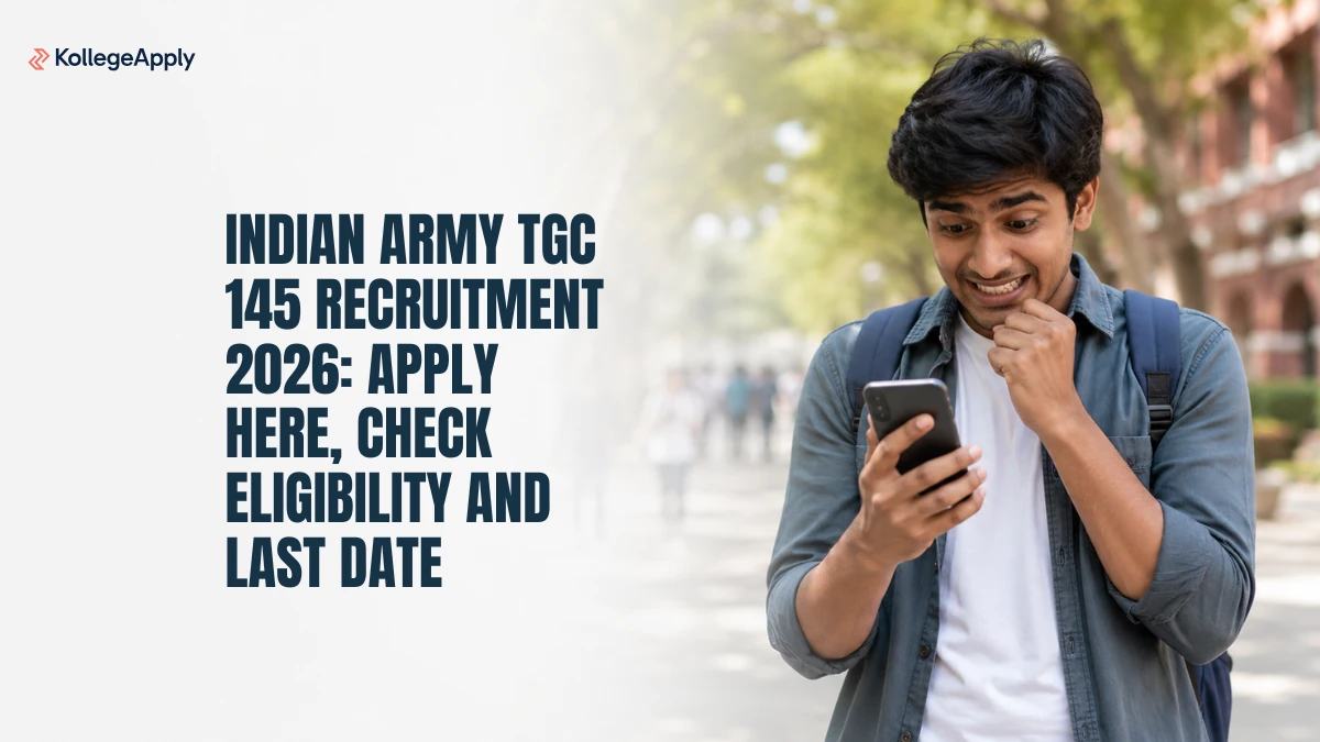 Indian Army TGC 145 Recruitment 2026: Apply Online, Eligibility and Last Date Here