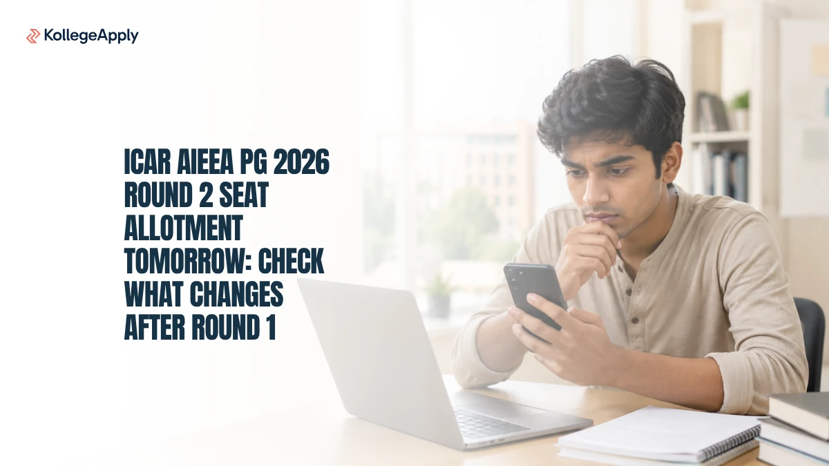 ICAR AIEEA PG 2026: Round 2 Seat Allotment Tomorrow, Check What Changes After Round 1
