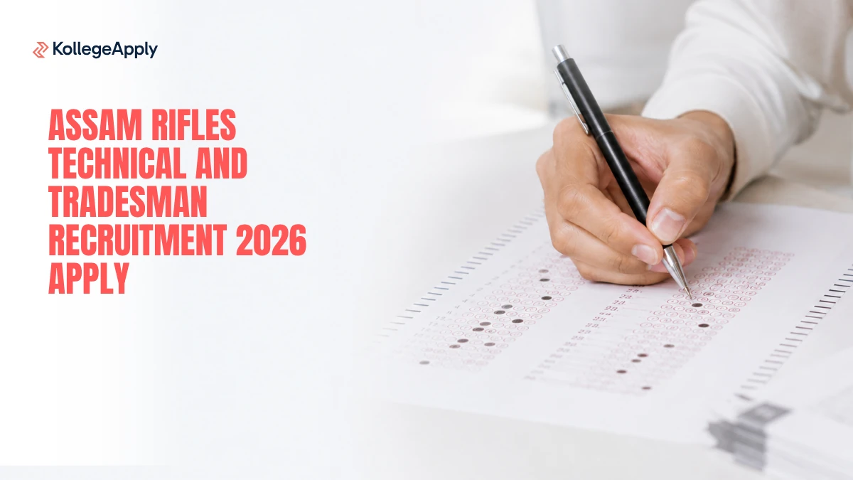Assam Rifles Technical and Tradesman Recruitment 2026: Apply For 354 Posts