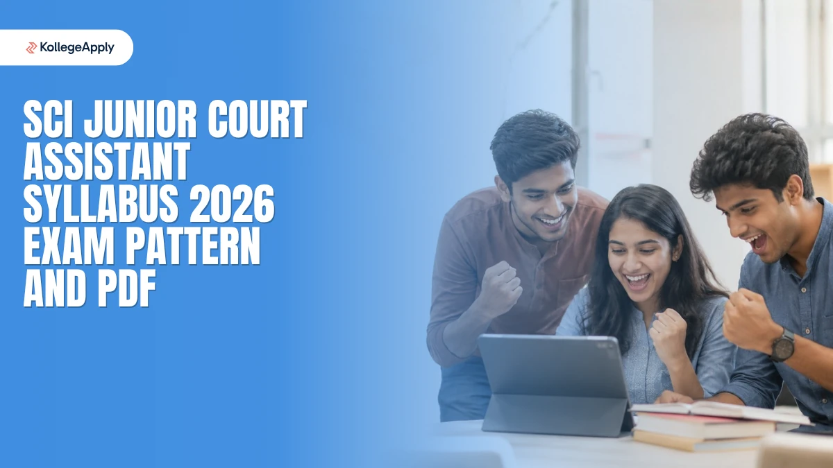 SCI Junior Court Assistant Syllabus 2026 Exam Pattern and PDF