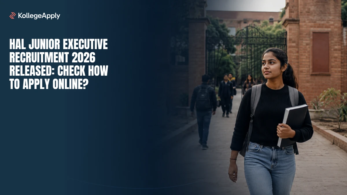 HAL Junior Executive Recruitment 2026 Released: Check How to Apply Online?