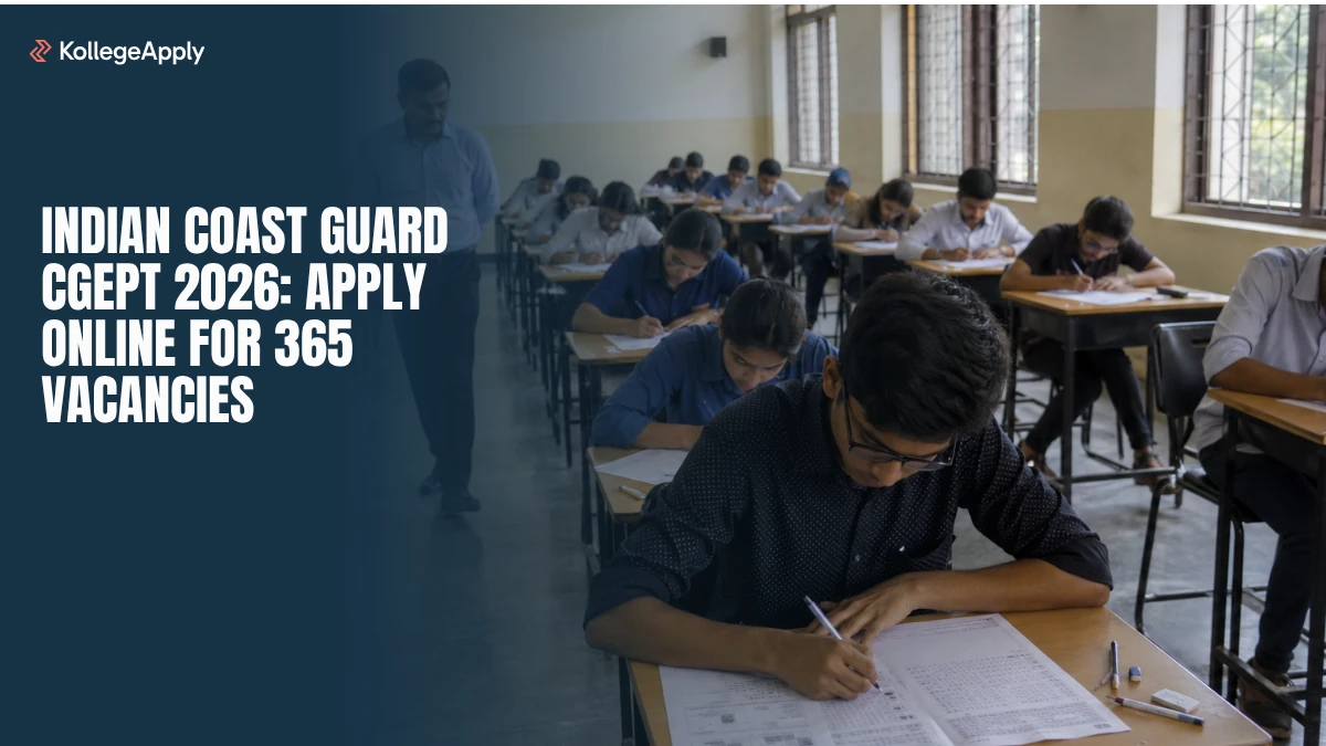 Indian Coast Guard CGEPT 2026: Apply Online for 365 Vacancies