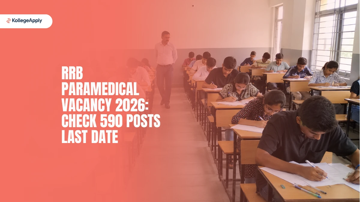 RRB Paramedical Vacancy 2026: Check 590 Posts Last Date  To Apply          