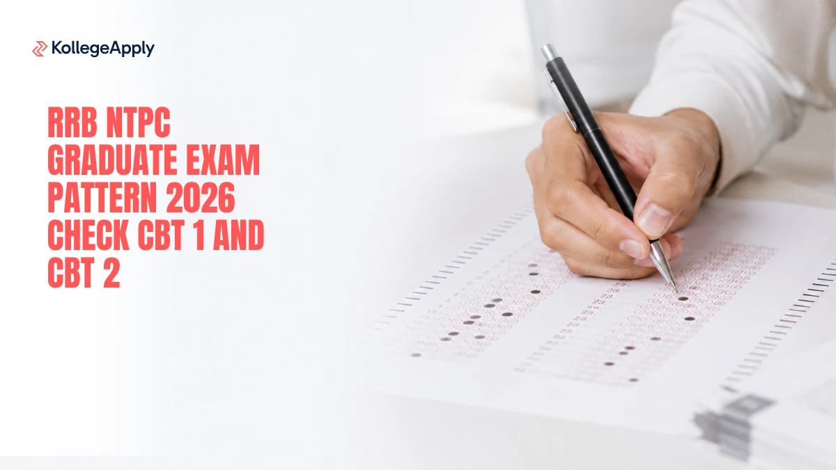 RRB NTPC Graduate Exam Pattern 2026: Check CBT 1 and CBT 2    