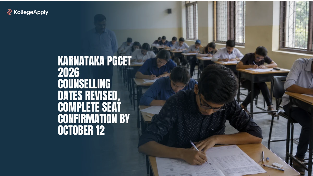 Karnataka PGCET 2026 Counselling: Revised Dates and Deadline 