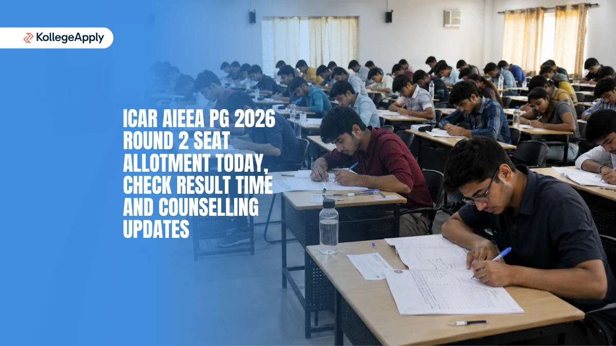 ICAR AIEEA PG 2026 Round 2 Seat Allotment: Result Released   