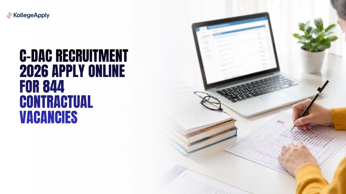 C-DAC Recruitment 2026: Apply Online for 844 Contractual Vacancies